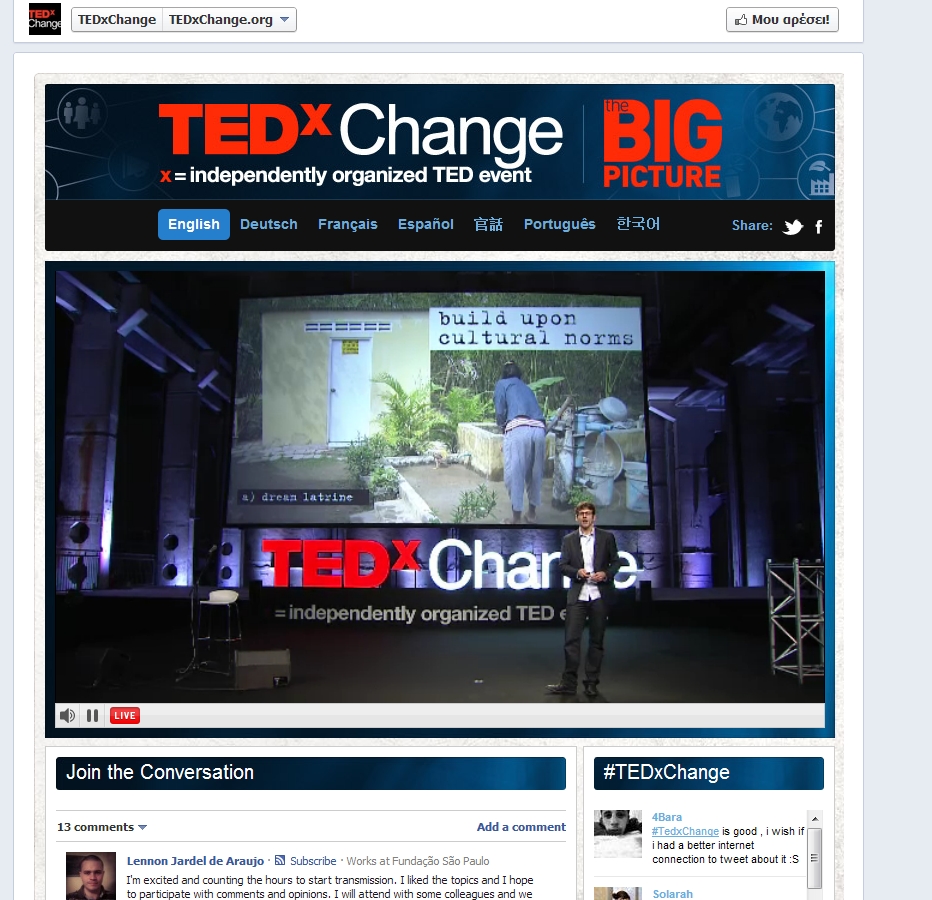 TEDxChange Live