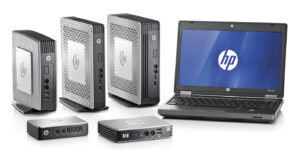 HP thin client family t510 & t610_t610PLUS with laptop setup