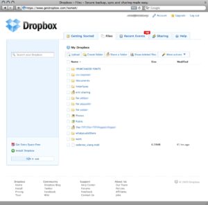 Dropbox drag n drop