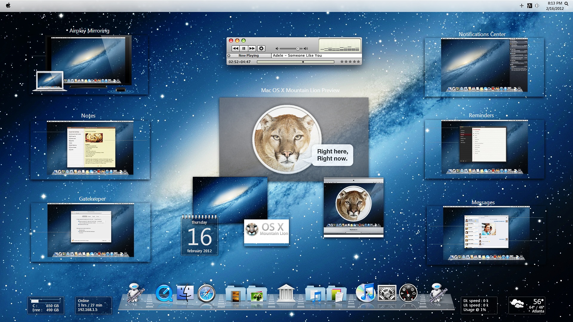 Read more about the article Διαθέσιμη από την Apple η νέα developers beta build του OS X 10.8 Mountain Lion