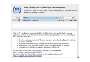 Mac OS X Lion 10.7.4