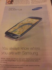 Read more about the article Η Samsung κάνει πλάκα στην Apple για τους χάρτες