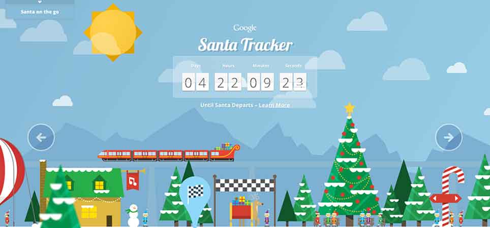 Read more about the article Santa Tracker της Google και παίξτε με το έλκηθρο του Αϊ Βασίλη