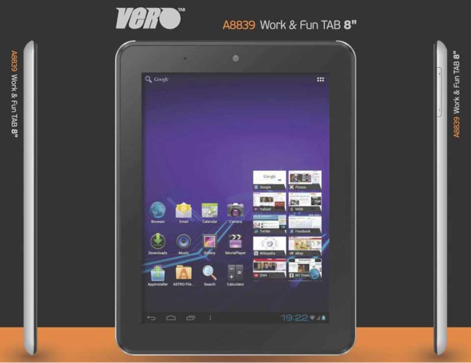 You are currently viewing Νέο Vero tablet A8839 στις 8 ίντσες