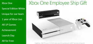 Read more about the article Δωρεάν λευκά Xbox One για το προσωπικό της Microsoft